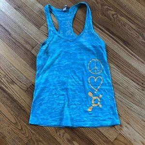 Orangetheory Peace Love Splat Tank